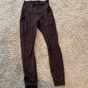lululemon athletica brown align Leggings